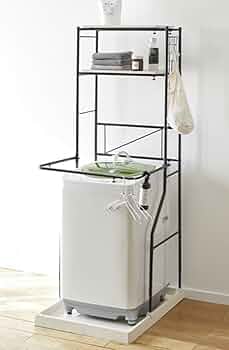 Amazon｜洗濯機ラック ランドリーラック 伸縮 洗濯機 収納 防水